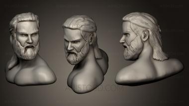 Busts of heroes and monsters (BUSTH_0445) 3D model for CNC machine